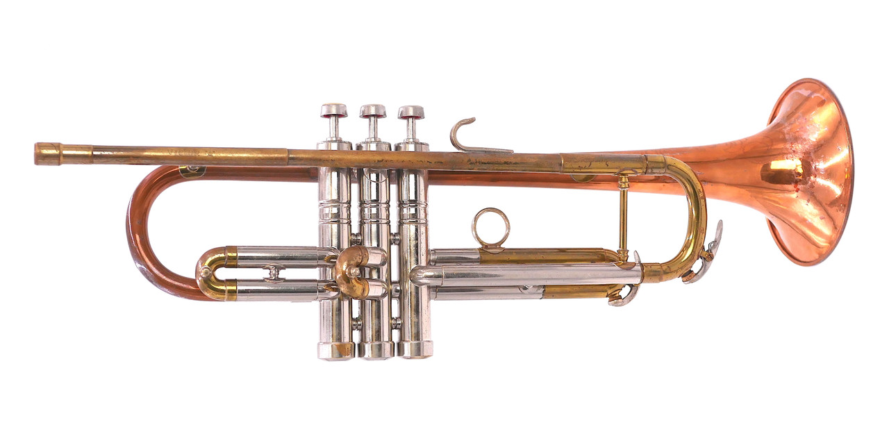 1956 Early Model Conn Victor 10A Long Cornet in clear lacquer 