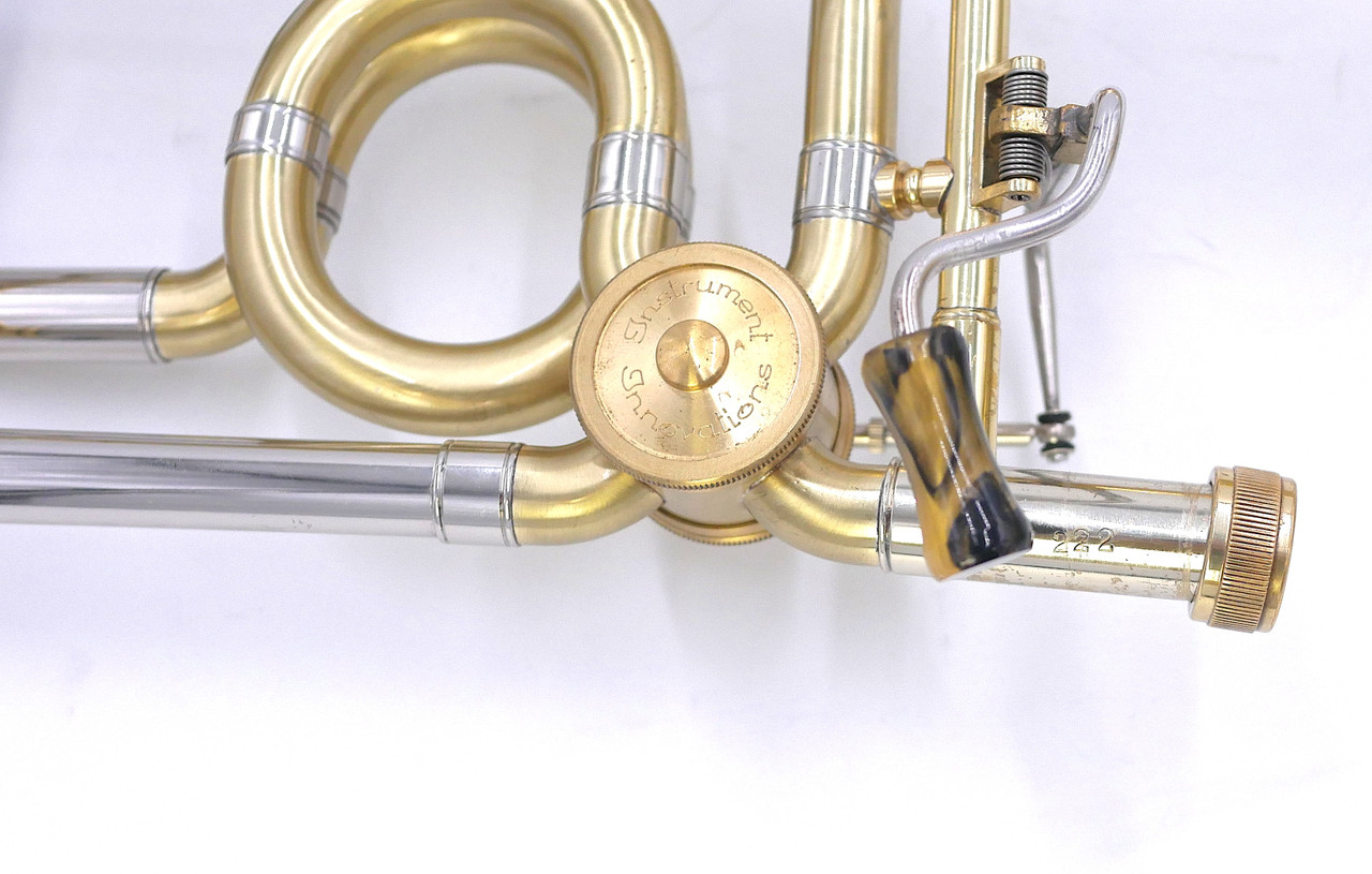 Pre-Owned B.A.C. Custom Series Bb/F Dual Bore Trombone in Combo Lacquer