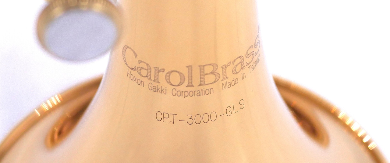Carolbrass CPT-3000-GLS-Bb-L Pocket Trumpet in Clear Lacquer 