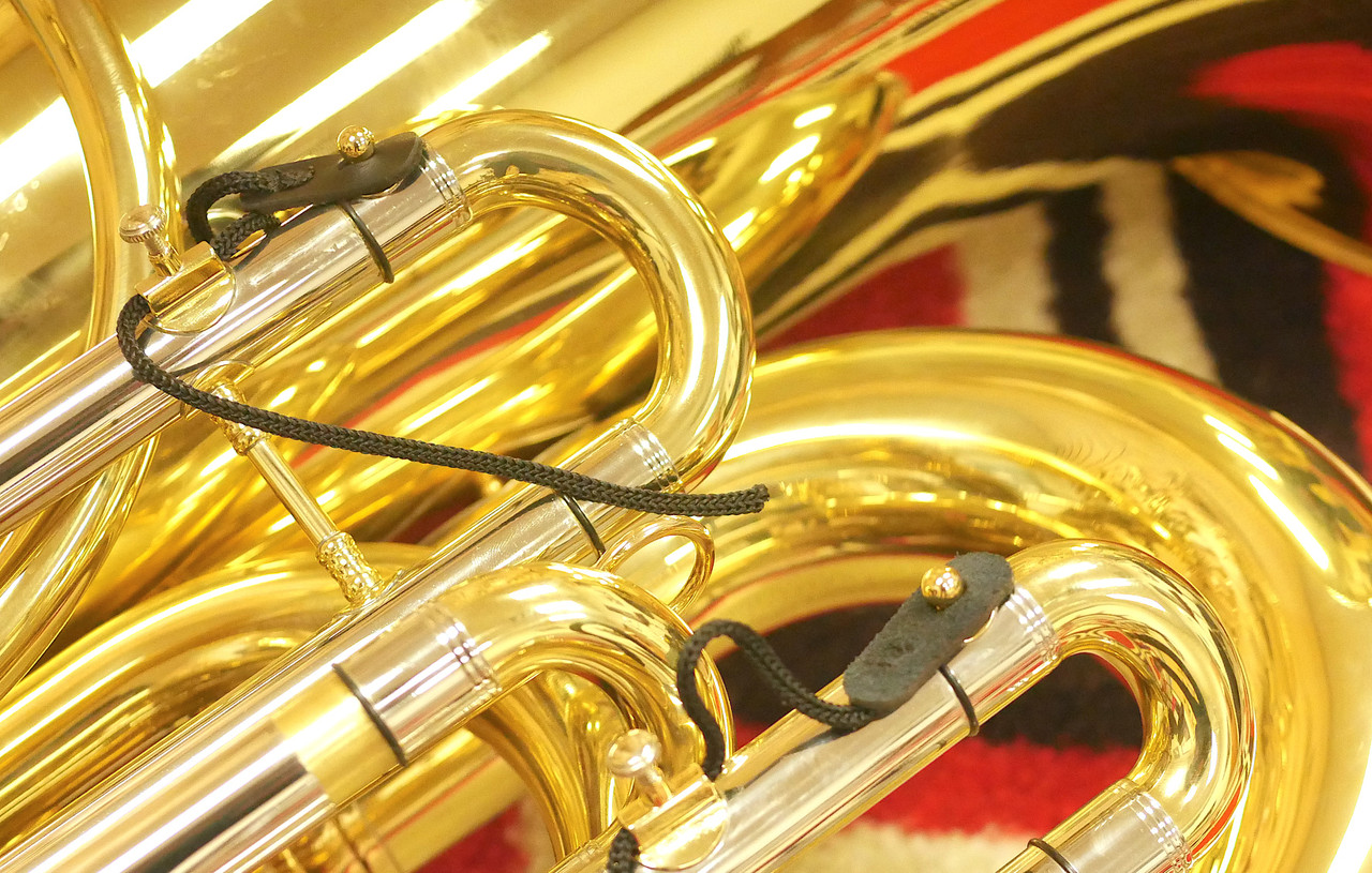 Handcrafted Eastman tuba with Rotax valves, 6 4 Cc Tuba