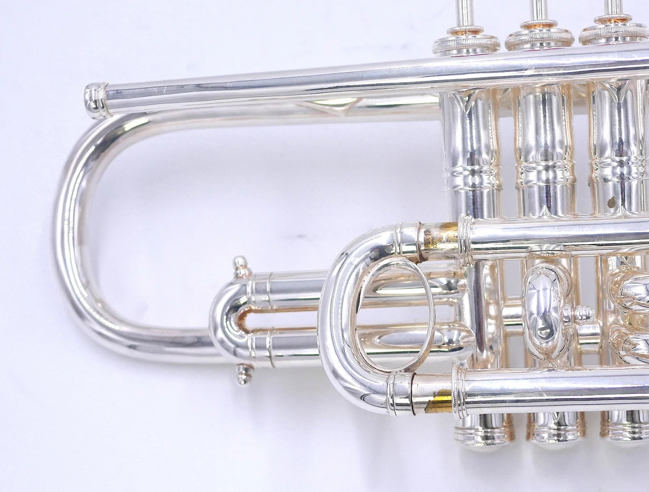 Pre-war Besson Class A New Creation Cornet in Silver Plate 