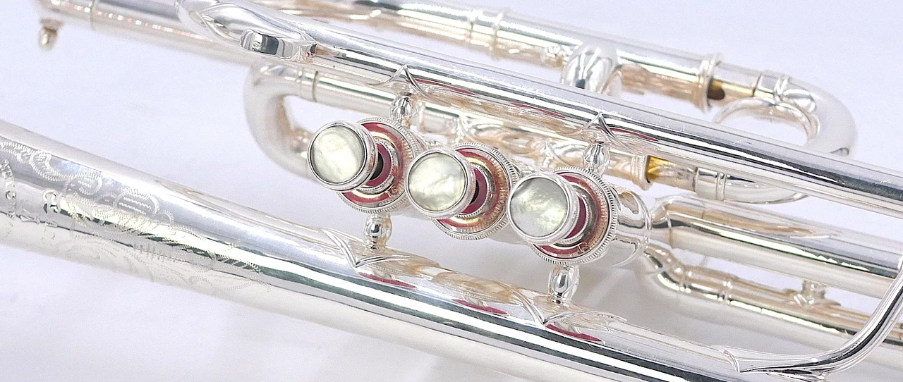 Pre-war Besson Class A New Creation Cornet in Silver Plate 