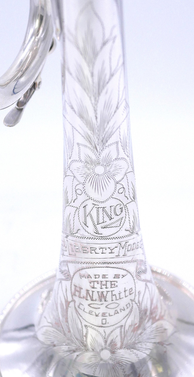 1930's King Liberty Trumpet In Silver Plate - Austin Custom Brass