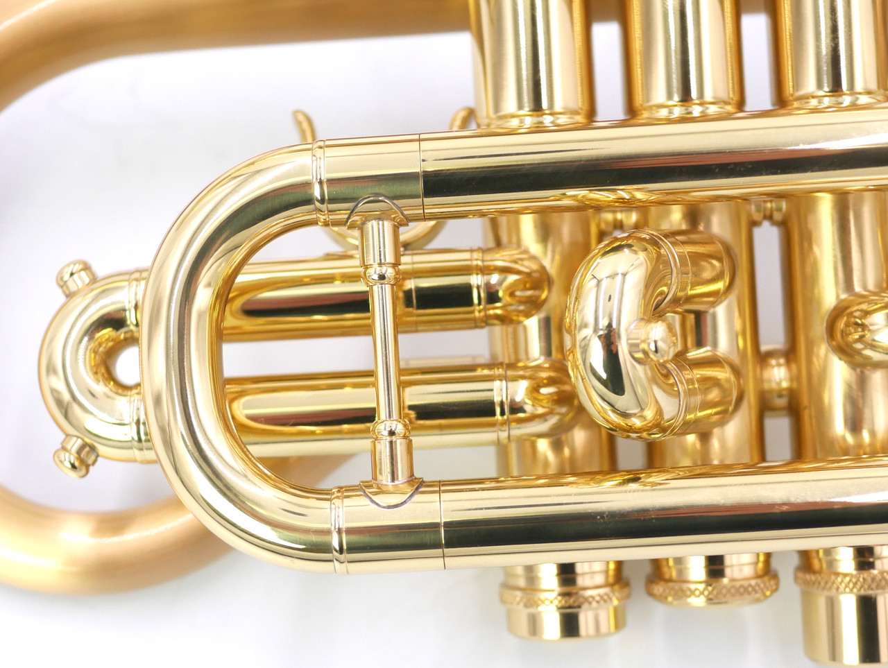 Carolbrass CCR-3880-GSS-Bb Cornet with Satin Bell COR CCR-3880-GSS