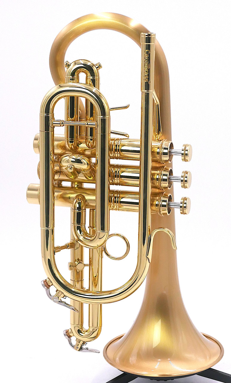 Carolbrass CCR-3880-GSS-Bb Cornet with Satin Bell COR CCR-3880-GSS