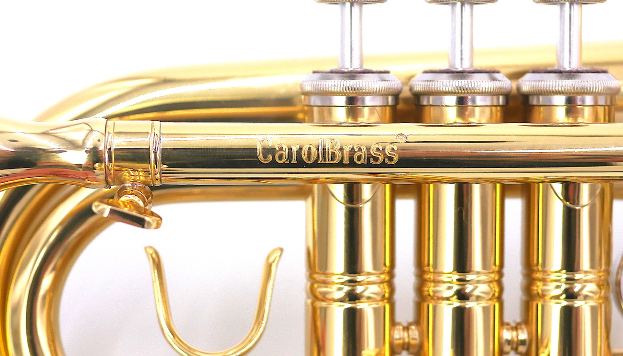 Back in stock! Carol Brass CPT 4000-yls Pocket C Trumpet in