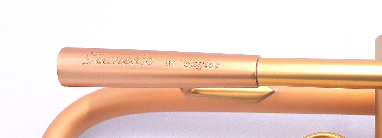 Taylor Nemesis Trumpet in Satin Matte Gold Lacquer:  A BEAST!
