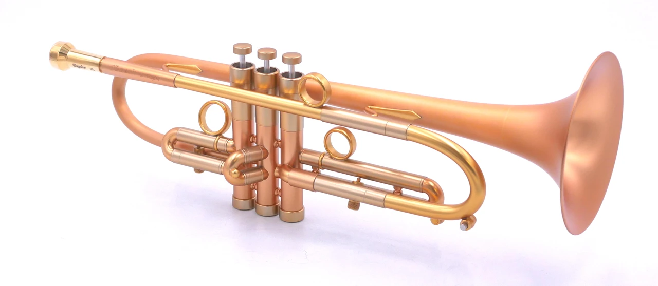 Taylor Nemesis Trumpet in Satin Matte Gold Lacquer:  A BEAST!