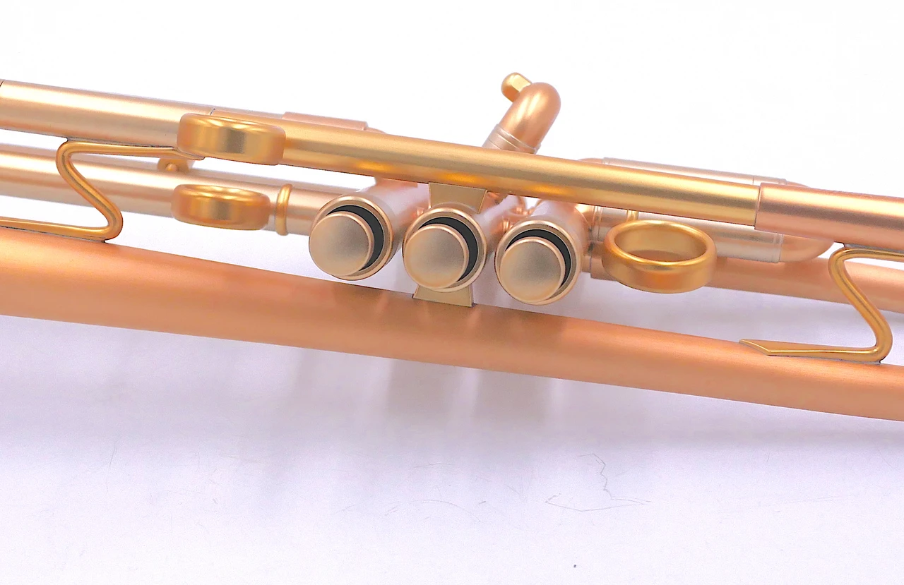 Taylor Nemesis Trumpet in Satin Matte Gold Lacquer:  A BEAST!