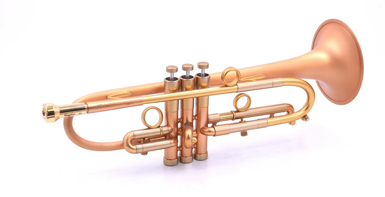 Taylor Nemesis Trumpet in Satin Matte Gold Lacquer:  A BEAST!