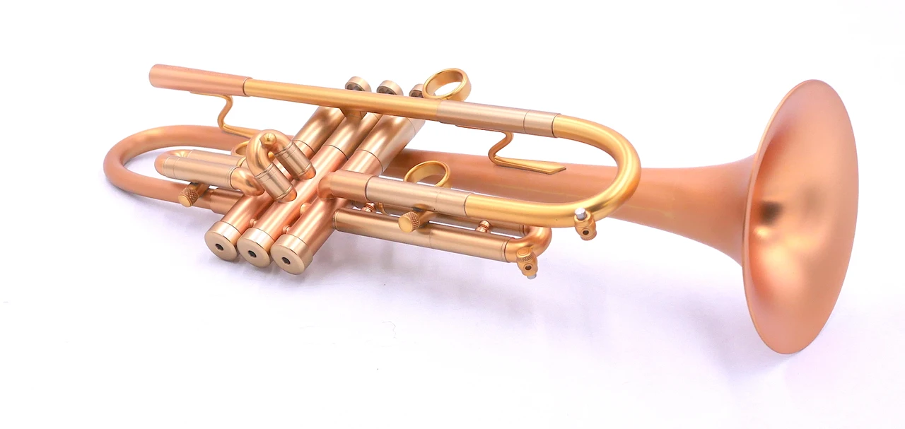 Taylor Nemesis Trumpet in Satin Matte Gold Lacquer:  A BEAST!