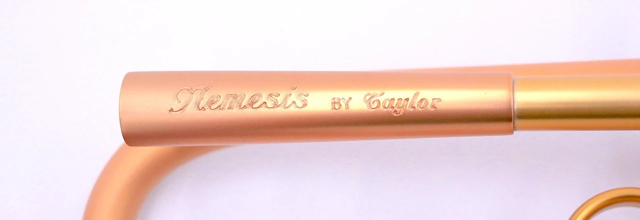 Taylor Nemesis Trumpet in Satin Matte Gold Lacquer:  A BEAST!
