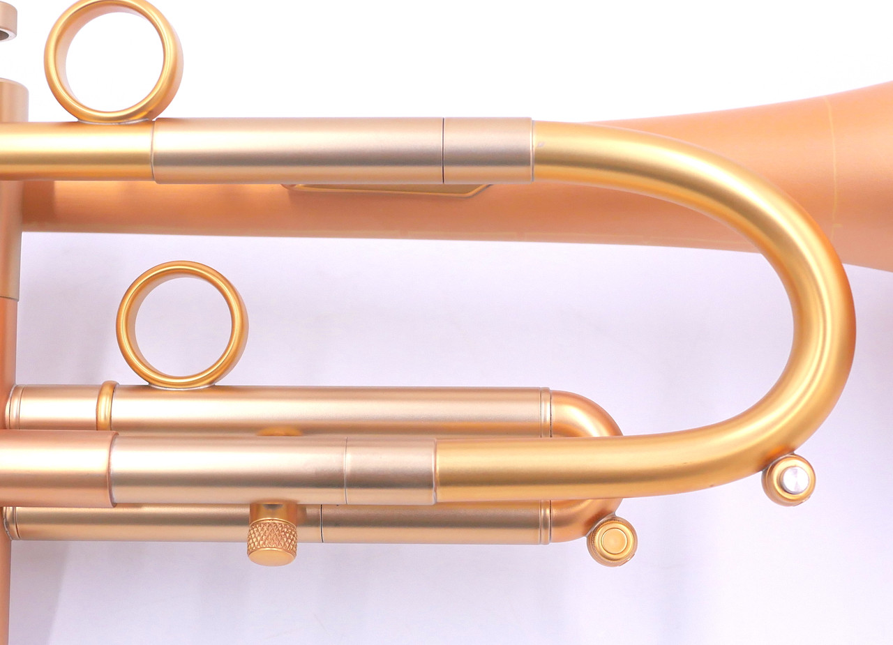Taylor Nemesis Trumpet in Satin Matte Gold Lacquer:  A BEAST!