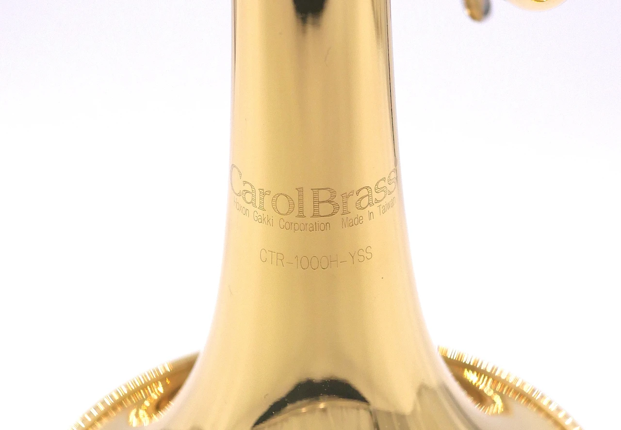 Carolbrass CTR-1000H-YSS-Bb-L-LH Left Handed Trumpet in Lacquer 