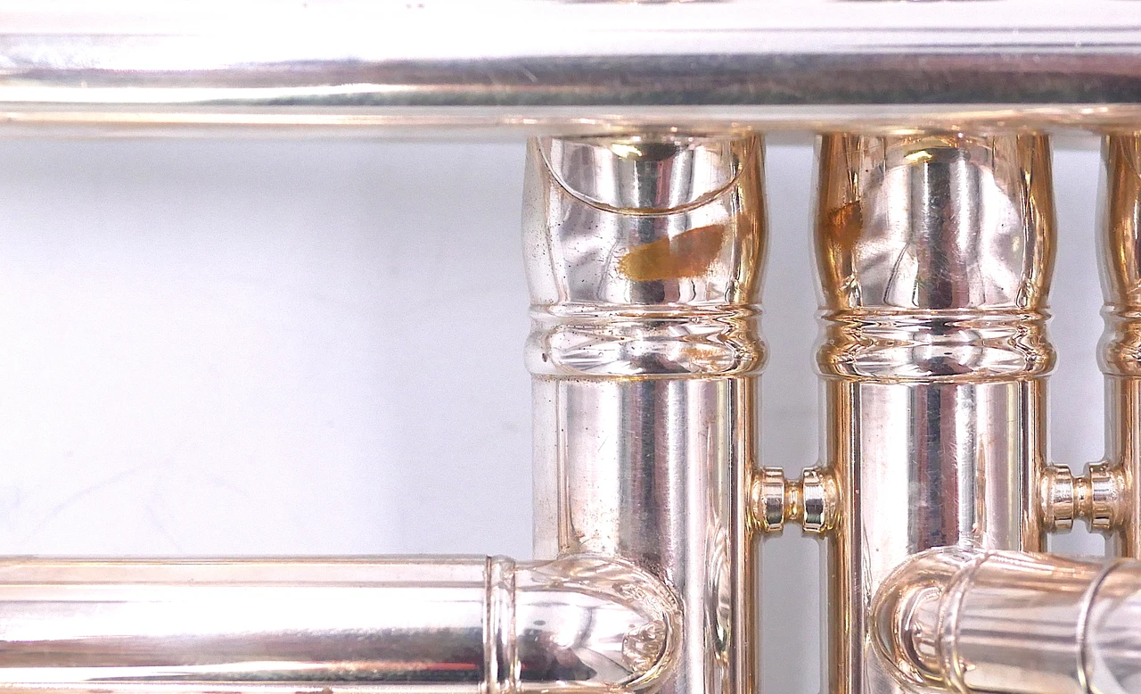 Post War Besson Brevette Pre-Owned Trumpet in Silver Plate
