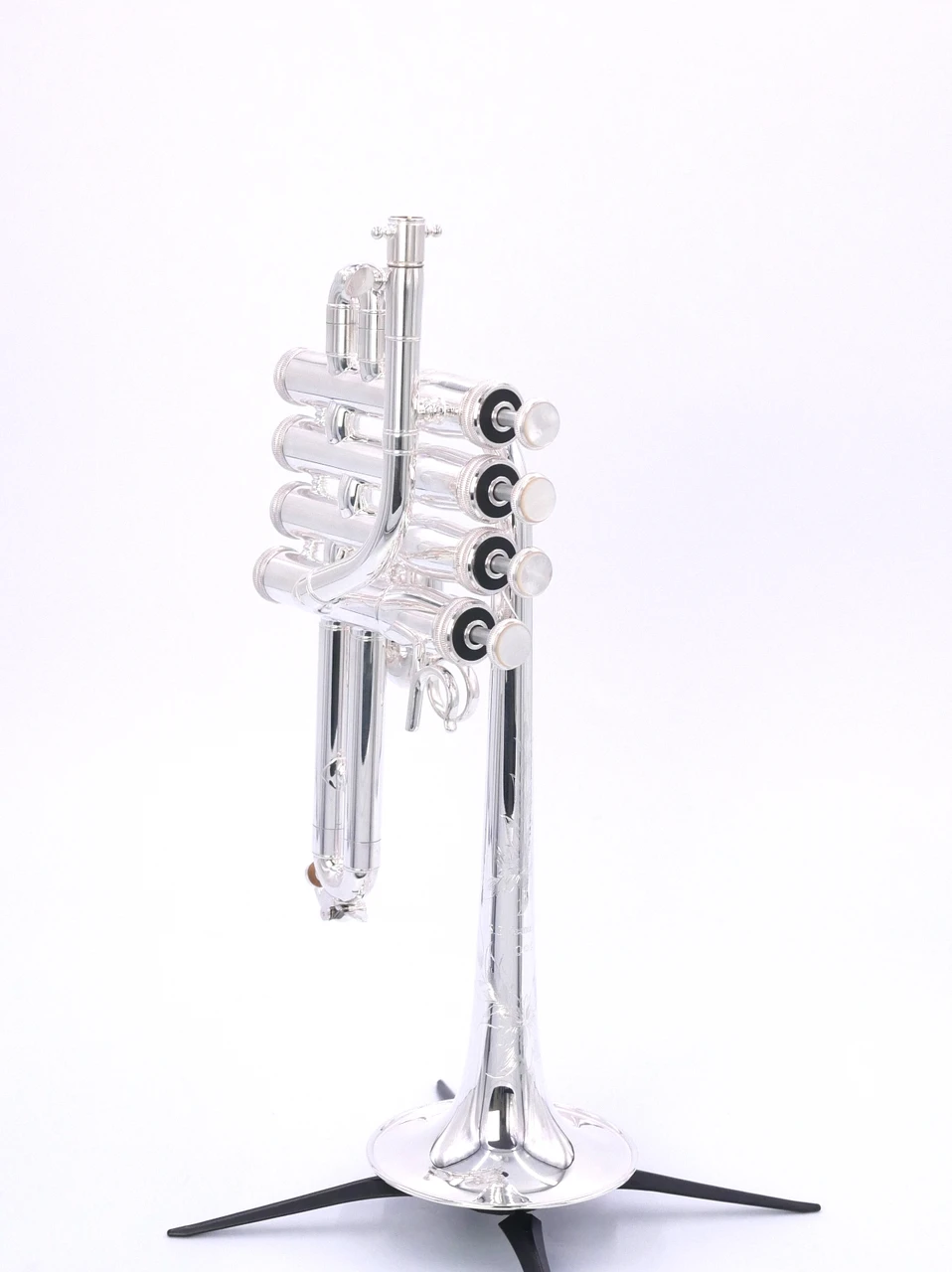 S.E. Shires Q9 Series Piccolo Trumpet in Silver Plate