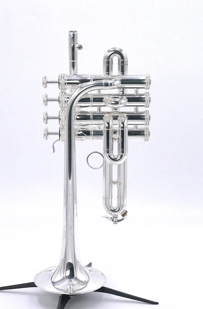 S.E. Shires Q9 Series Piccolo Trumpet in Silver Plate