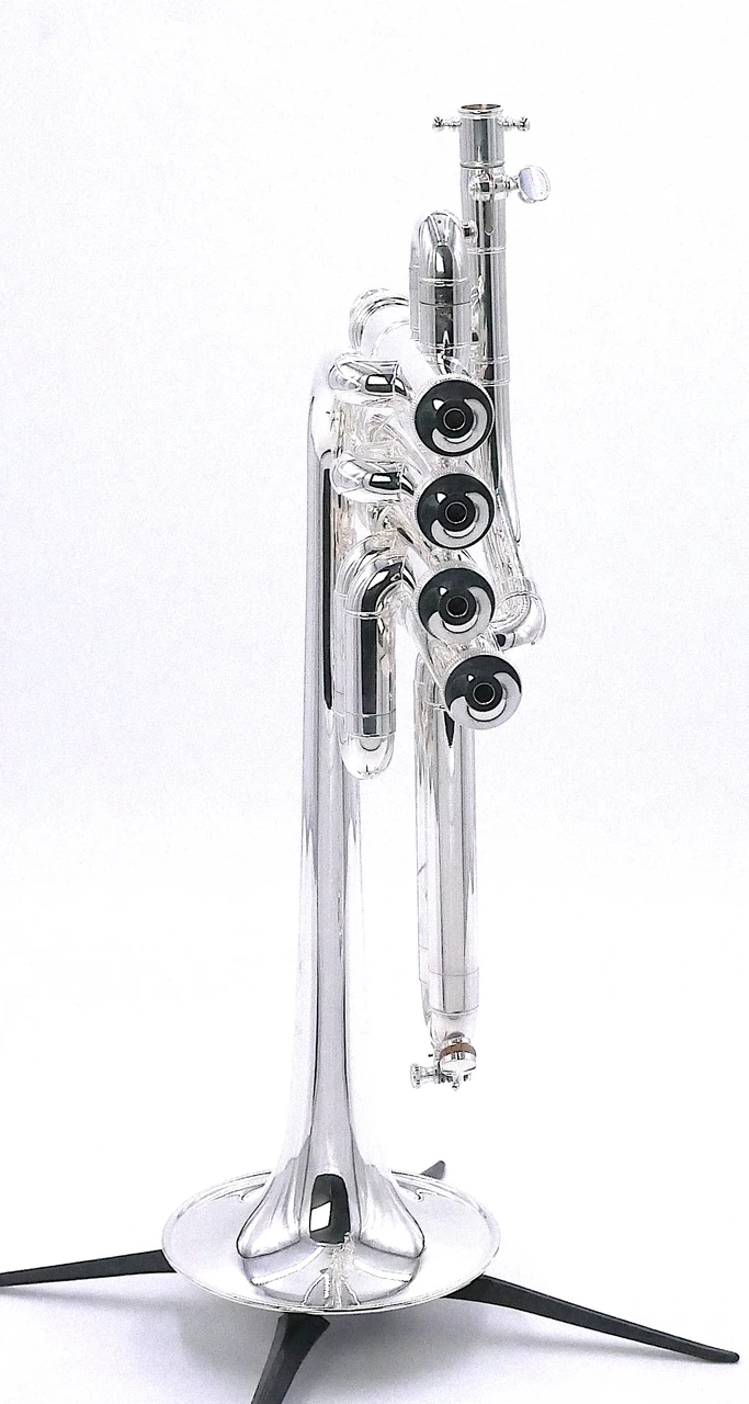 S.E. Shires Q9 Series Piccolo Trumpet in Silver Plate