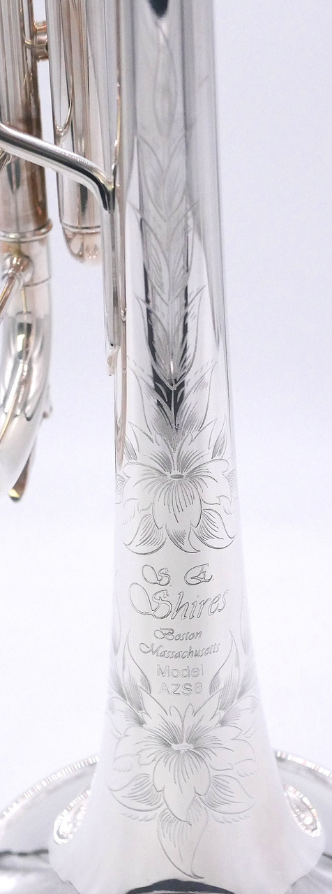 Pre-Owned S.E. Shires AZS8 Trumpet in Silver Plate
