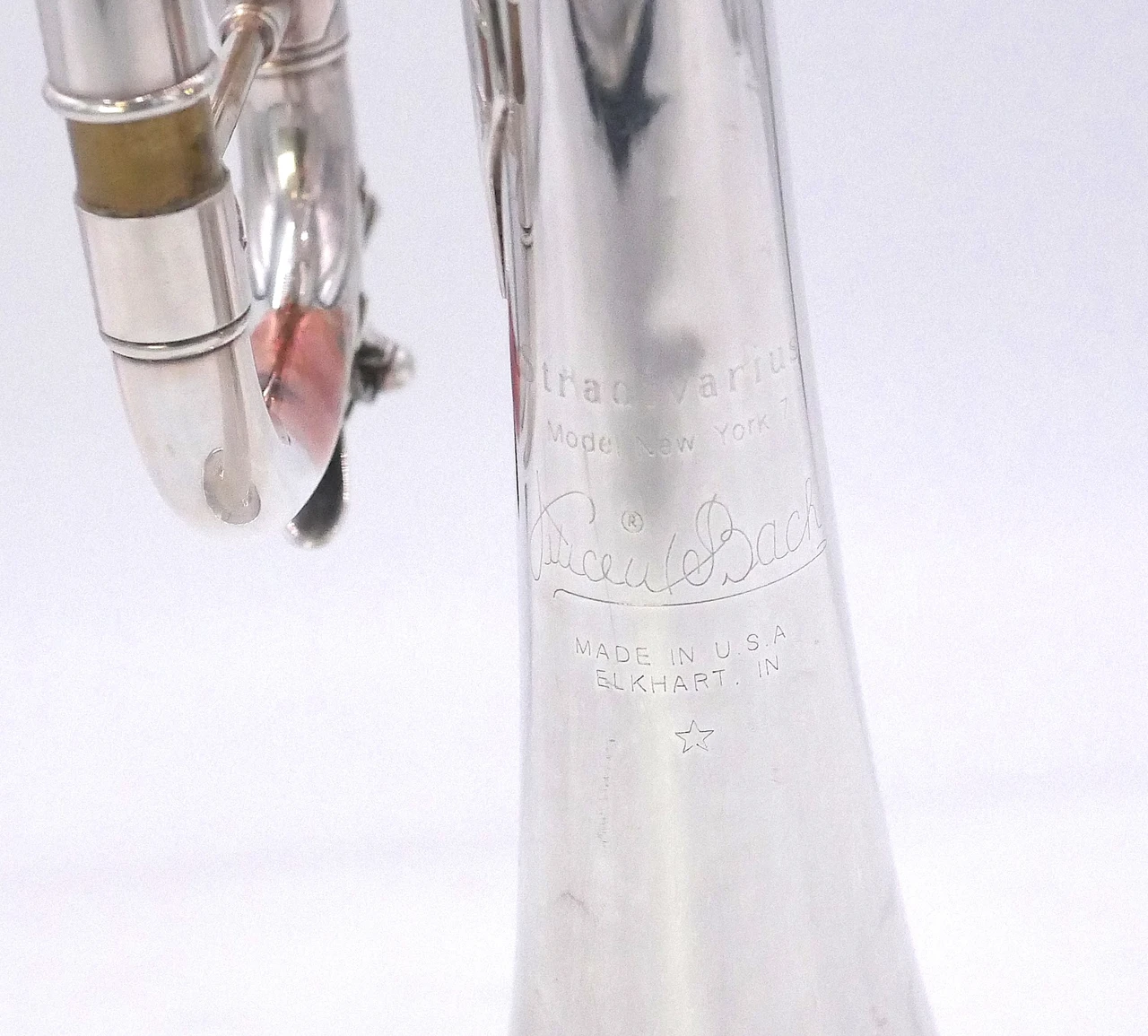 Pre-Owned Bach Stradivarius New York 7 Trumpet in Silver Plate 