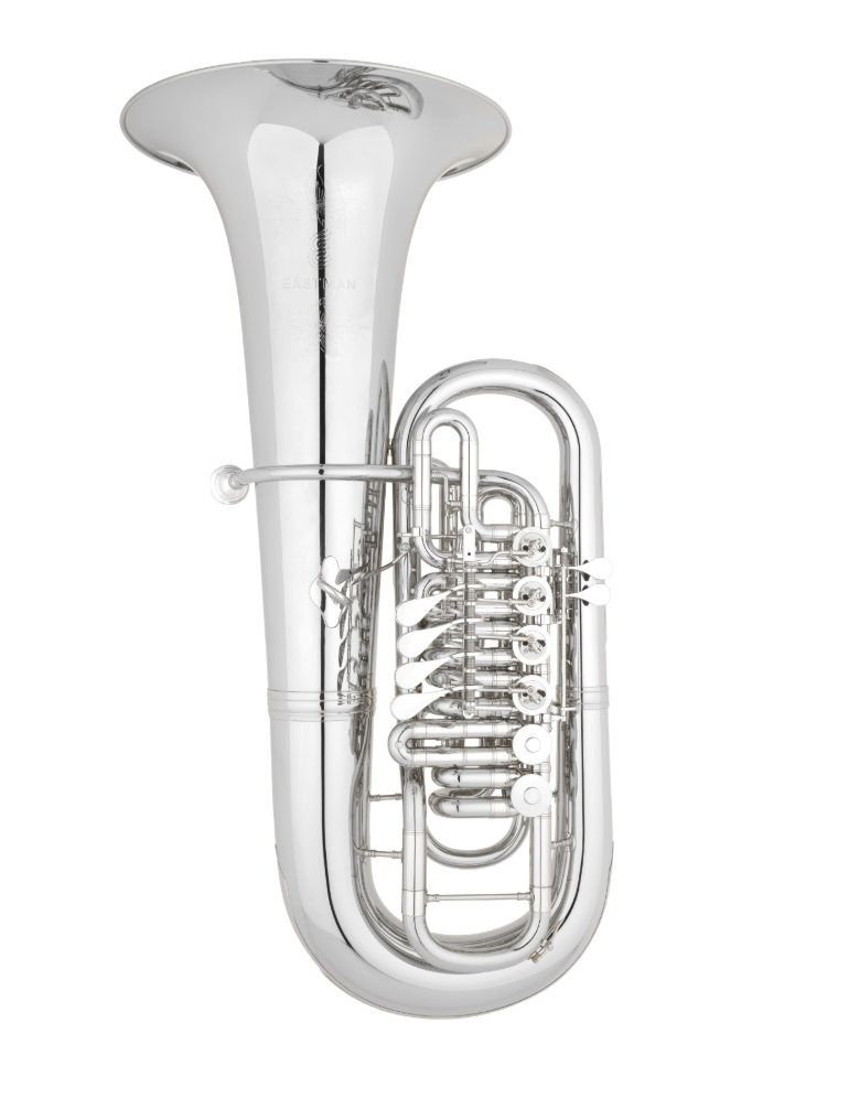 Eastman EBF867S F Tuba in Silver Plate EBF867S F Tuba Tubas Austin
