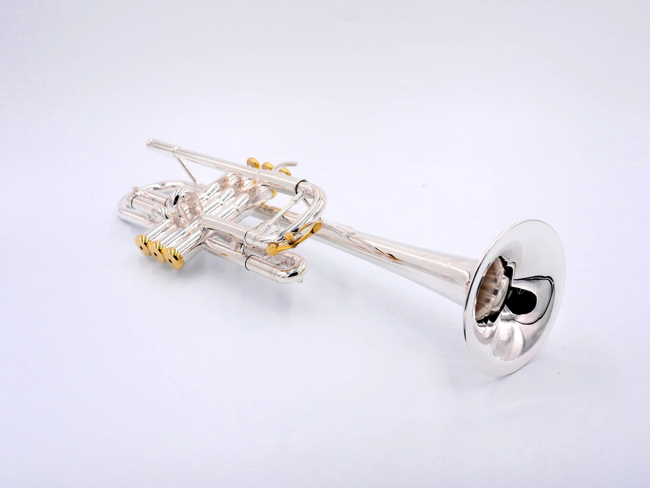 Awesome Y-Fort Custom YTR741 741  C Trumpet in Silver Plate!