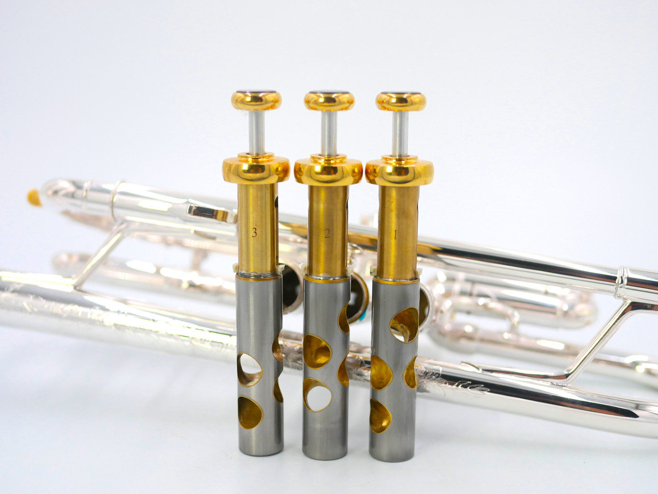Awesome Y-Fort Custom YTR741 741  C Trumpet in Silver Plate!