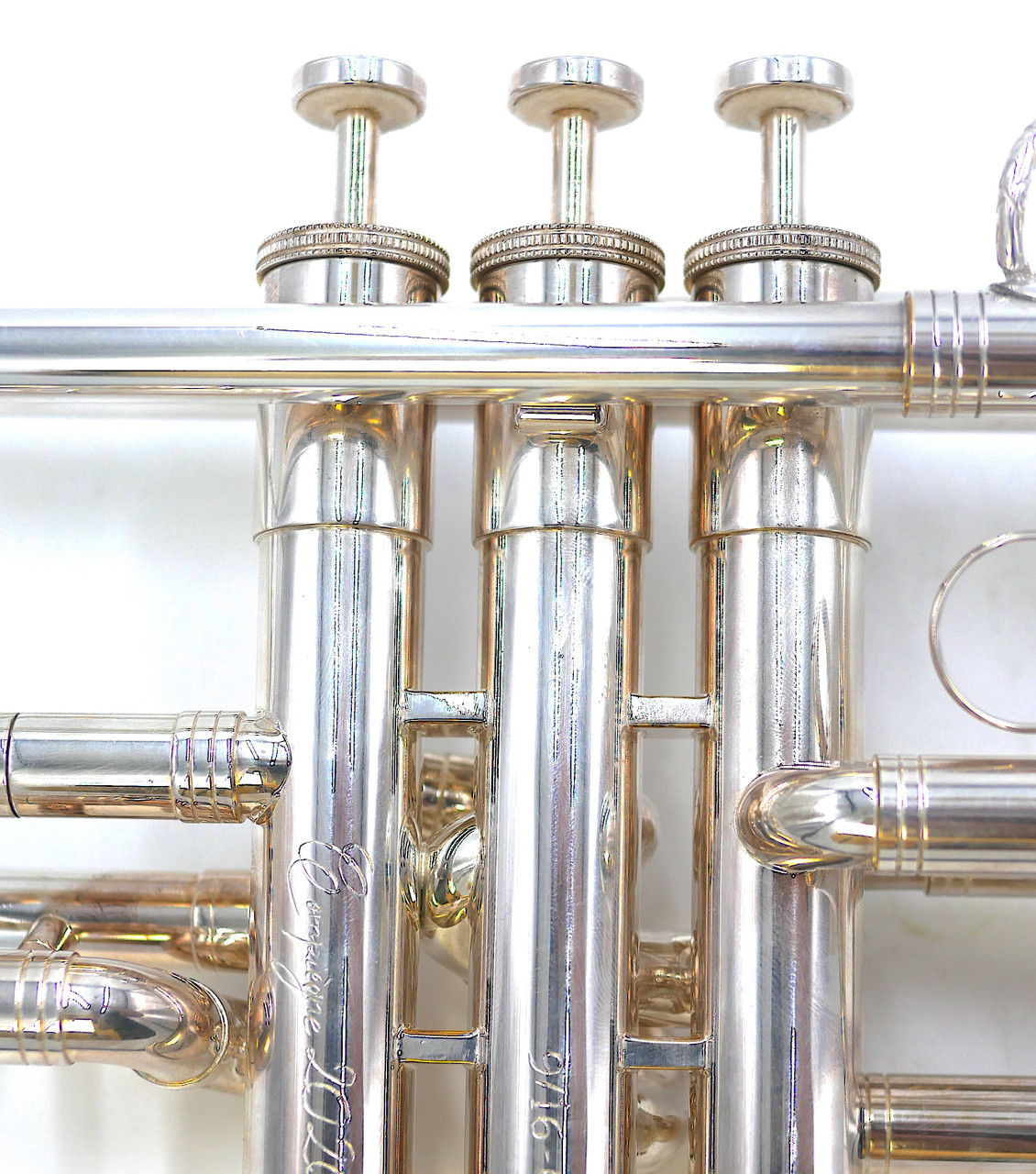 Rare beauty!  Jérôme Wiss 9/16 Model Trumpet in Silver Plate