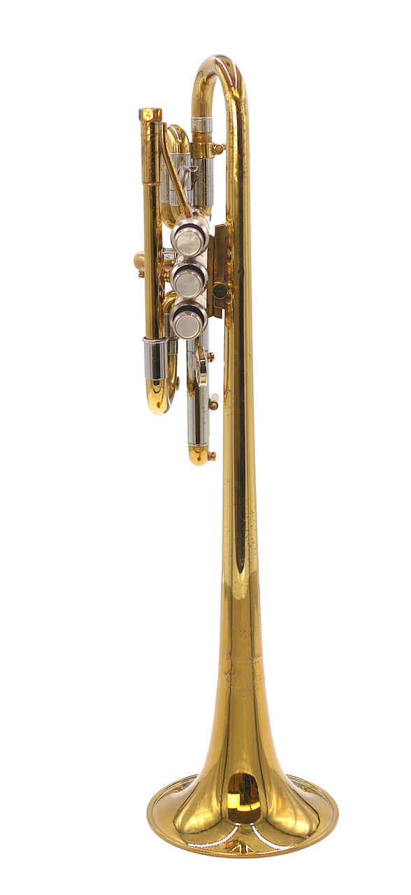 Bach Stradivarius 50BO ベルカット改造 Pre-Owned Bach Stradivarius 239 Long Bell Eb Trumpet w/ Tunable