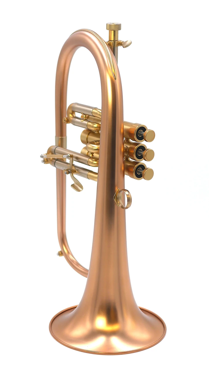 Brasspire 933-2b (Heavy Weight Style) Professional Bb Flugelhorn in Satin Lacquer