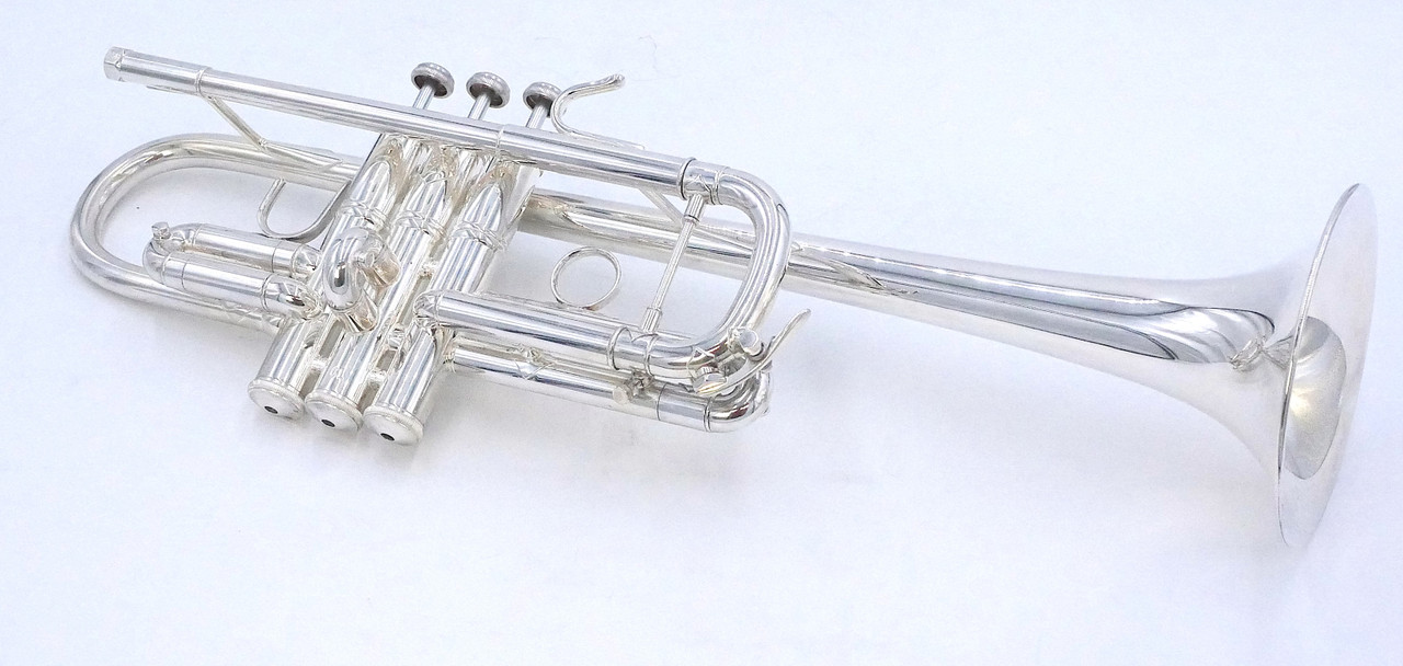 Pre-Owned Bach Stradivarius 229 C Tumpet in Silver Plate UTPT Bach 