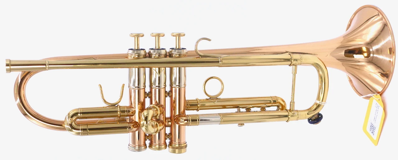 Cool  one-of-a-kind  Adams A1 Gen  1.5  Trumpet  with two bells,  tuning slides, and red brass a1v2 bell!