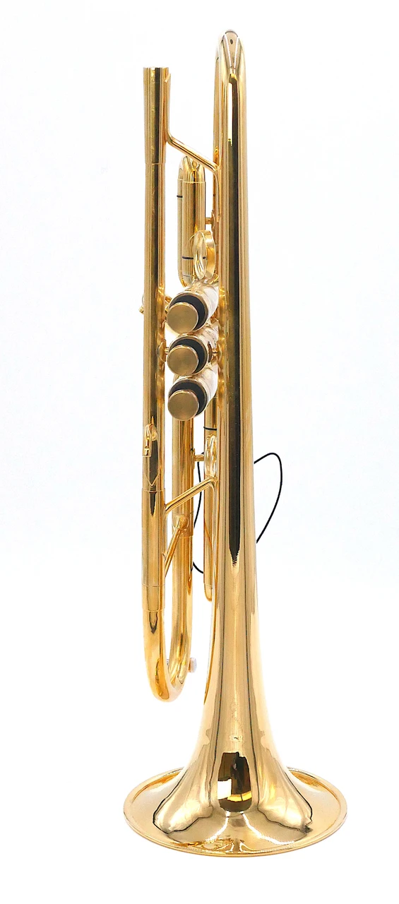 管楽器・吹奏楽器 MONETTE FLG8 Premium polished gold plate Monette Mf Trumpet Gold