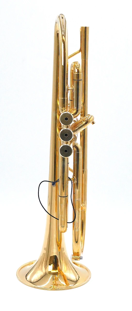 A Rare Beast indeed:   Monette MF Trumpet in Polished  Gold Plate