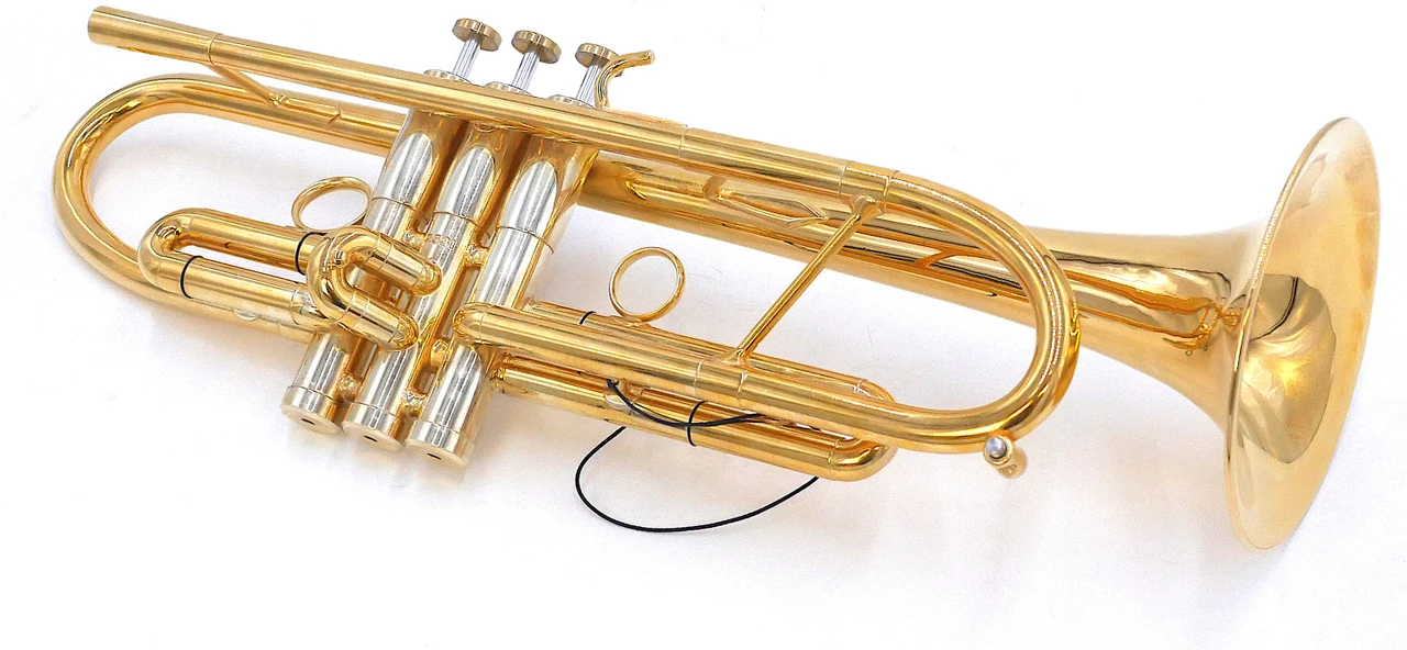 A Rare Beast indeed:   Monette MF Trumpet in Polished  Gold Plate