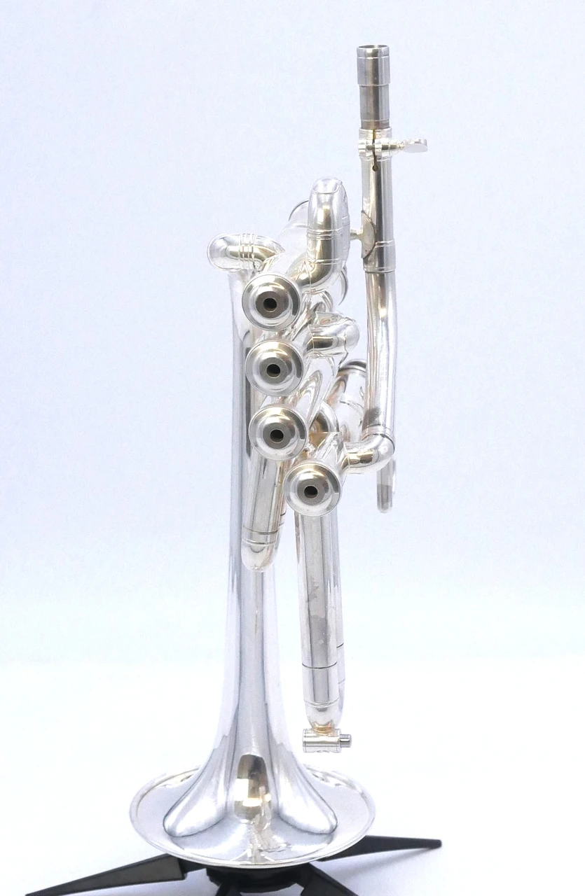 Pre-Owned Larson Piccolo Trumpet in Silver Plate 