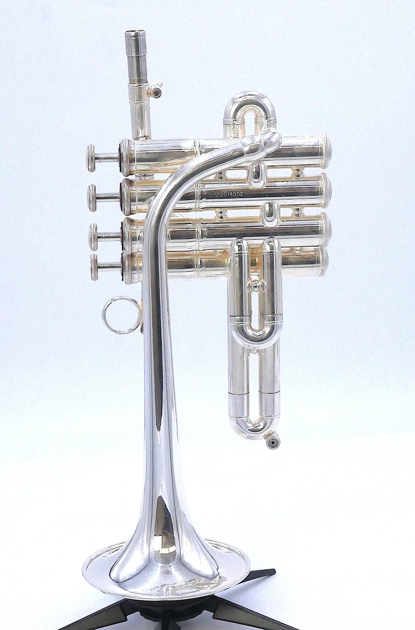Pre-Owned Larson Piccolo Trumpet in Silver Plate 