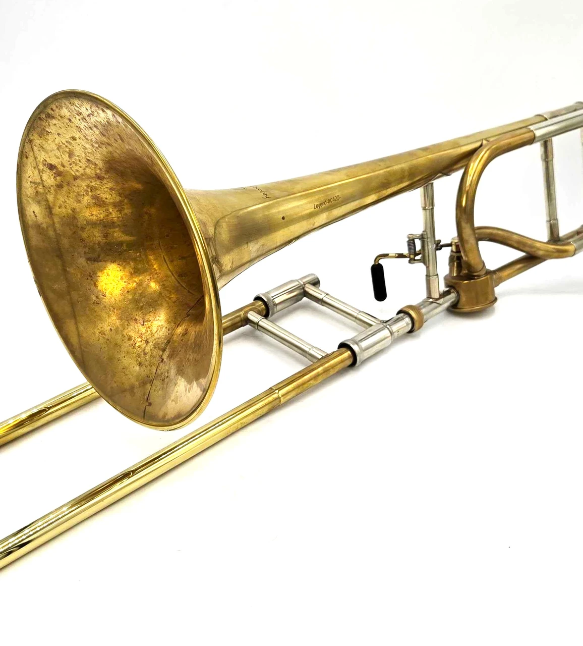 Pre-Owned Courtois AC420 Tenor Trombone in Raw Brass with Hagmann valve