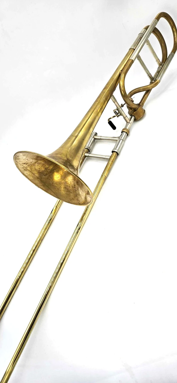 Pre-Owned Courtois AC420 Tenor Trombone in Raw Brass with Hagmann valve