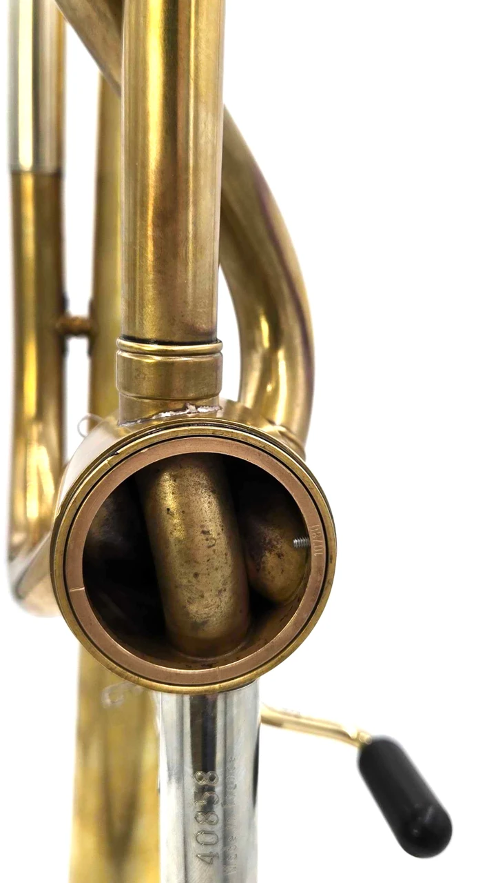 Pre-Owned Courtois AC420 Tenor Trombone in Raw Brass with Hagmann valve