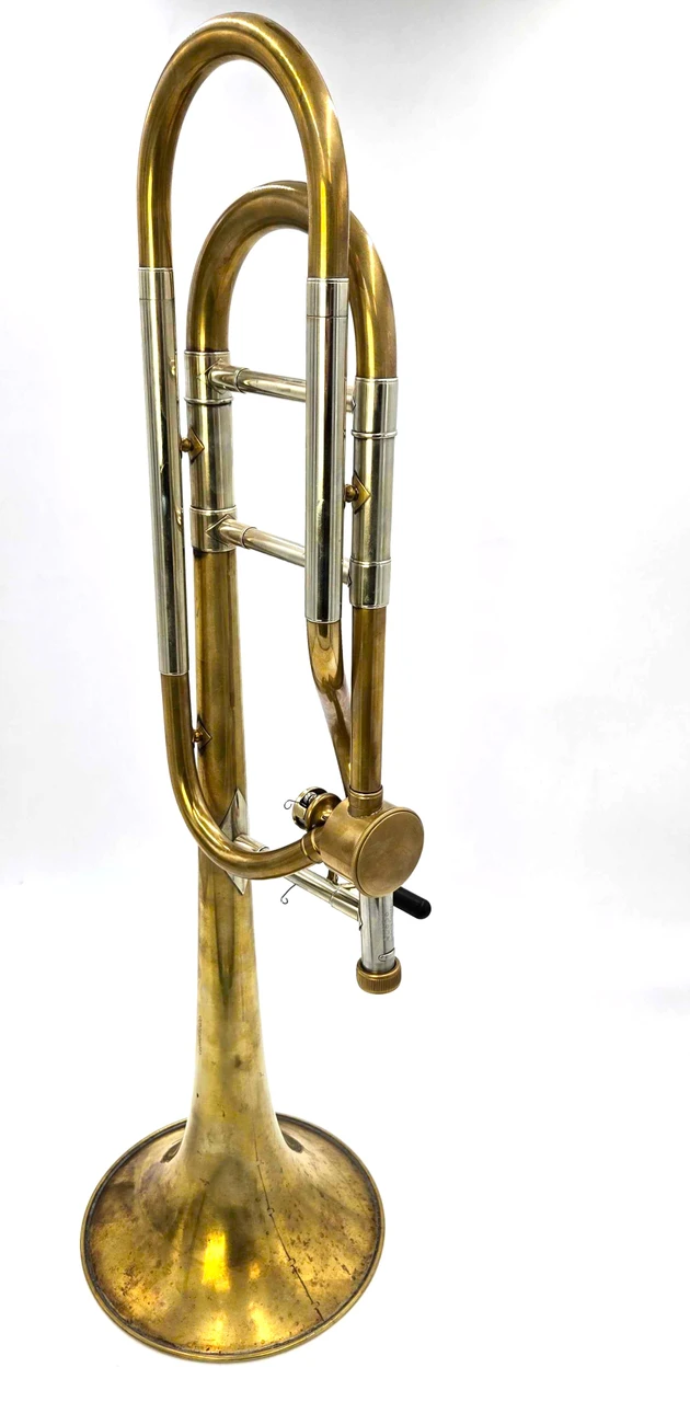 Pre-Owned Courtois AC420 Tenor Trombone in Raw Brass with Hagmann valve
