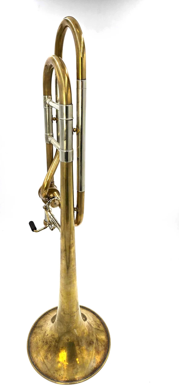 Pre-Owned Courtois AC420 Tenor Trombone in Raw Brass with Hagmann valve