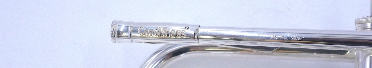Pre-Owned Carolbrass CTR-5060-L-YLT-Bb-S Trumpet in Silver Plate 