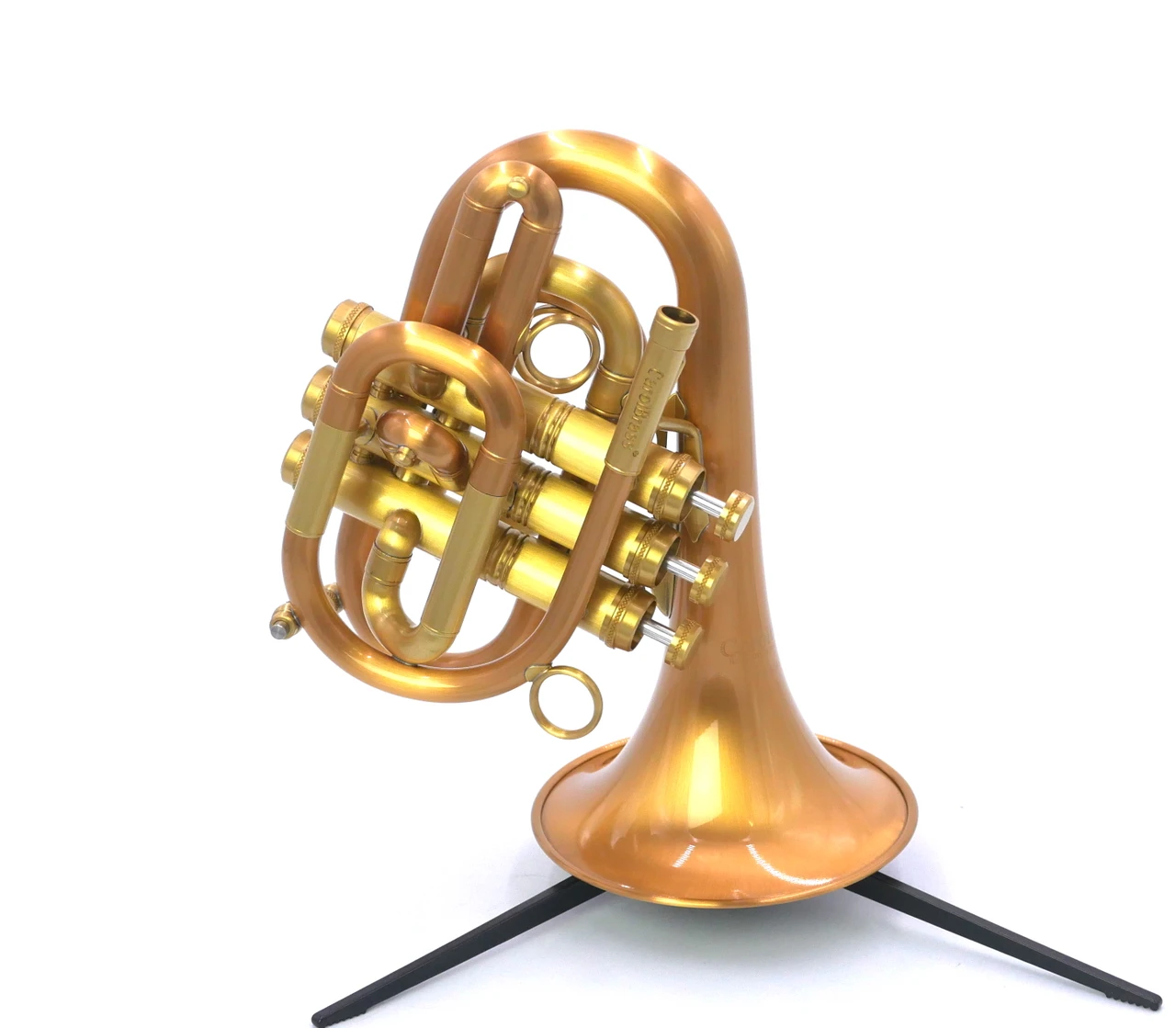 FULL SATIN beauty!   CarolBrass CPT-7090-RLM  DIZZY  Pocket  Trumpet