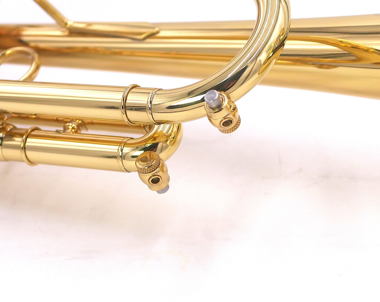 Back in stock!  Carolbrass Andrea Giuffriedi All Around Trumpet in Clear Lacquer