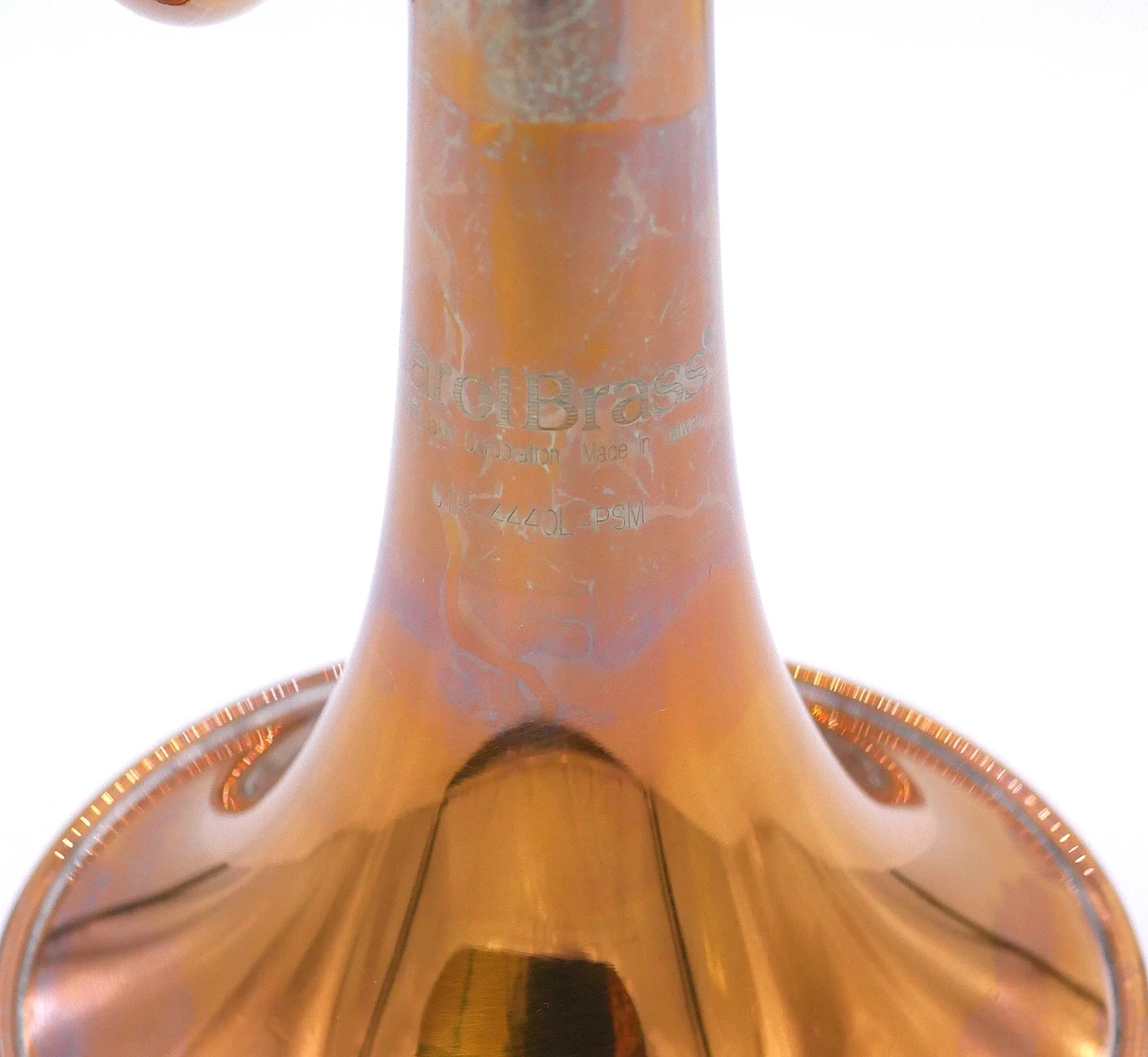 Incredible Carol Brass Custom Bronze 4440L-PSM Trumpet in Amber Lacquer 