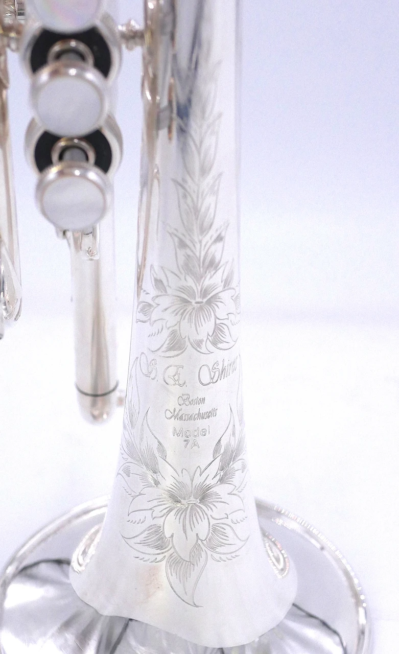 Pre-Owned S.E. Shires Model 7A Cornet in Silver Plate