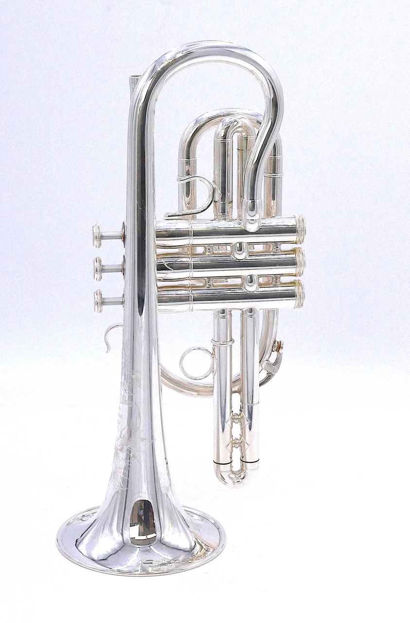 Pre-Owned S.E. Shires Model 7A Cornet in Silver Plate