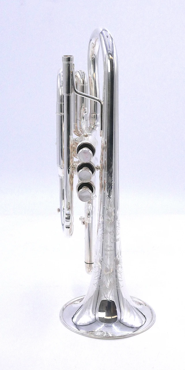 Pre-Owned S.E. Shires Model 7A Cornet in Silver Plate
