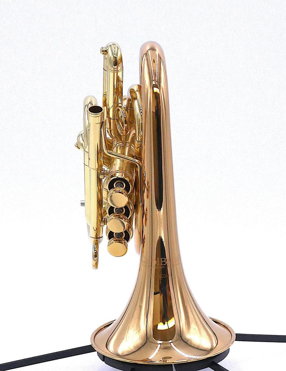Carolbrass 7000-GLS(D) Pocket Trumpet in Clear Lacquer